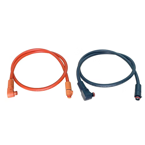 Cables RUiXU PP140 de 1/0 AWG, 140 cm, rectos + 90