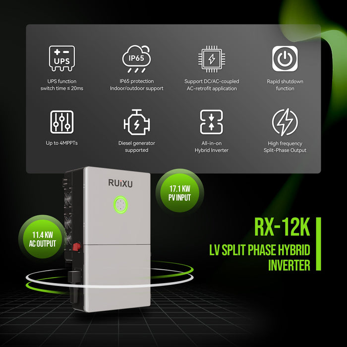 RUiXU RX-12K 17.1KW PV Hybrid Inverter