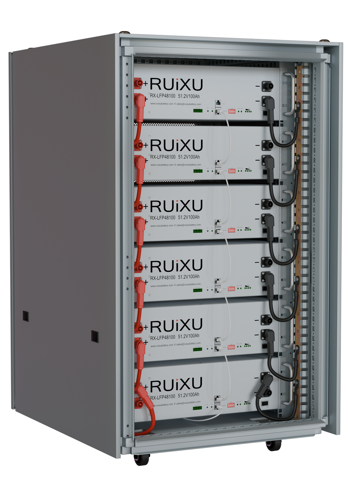 RUiXU RX-LFP48100 Paquete de 6 baterías para rack de servidor — The ...