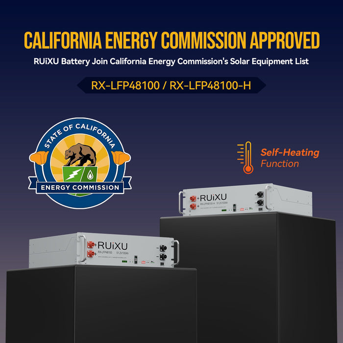 RUiXU RX-LFP48100-H Batería para rack de servidor de 48V 100Ah