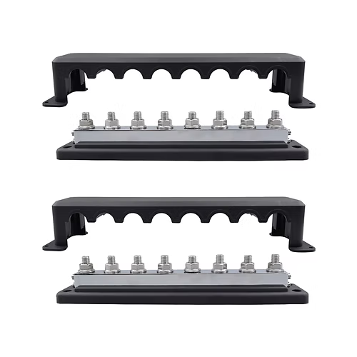 Barra colectora RUiXU RX5600 5x3/8" poste terminal con tuercas Par