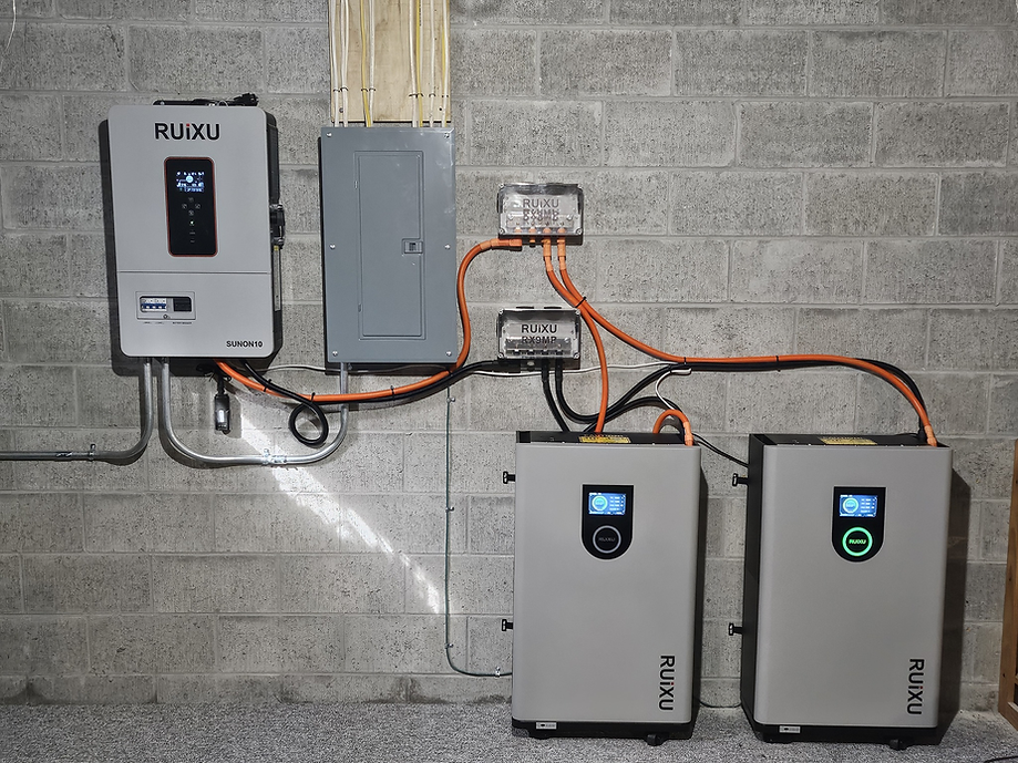 RUiXU SUNON10 10kW Inversor monofásico/fásico split sin conexión a red | UL1741