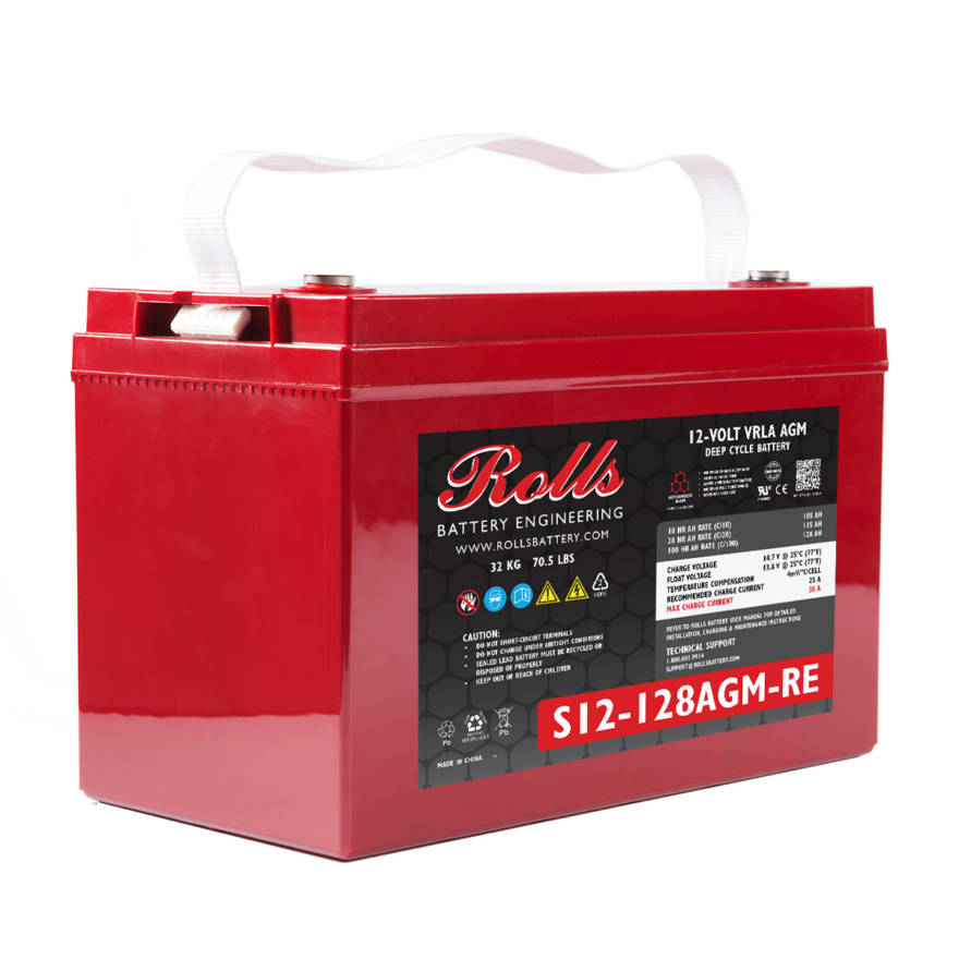 Rolls S12-128AGM Battery
