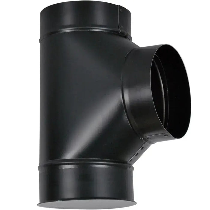 Imperial 6" Cleanout Tee - Black Matte - Fireplace & Wood Stove Accessories by Imperial