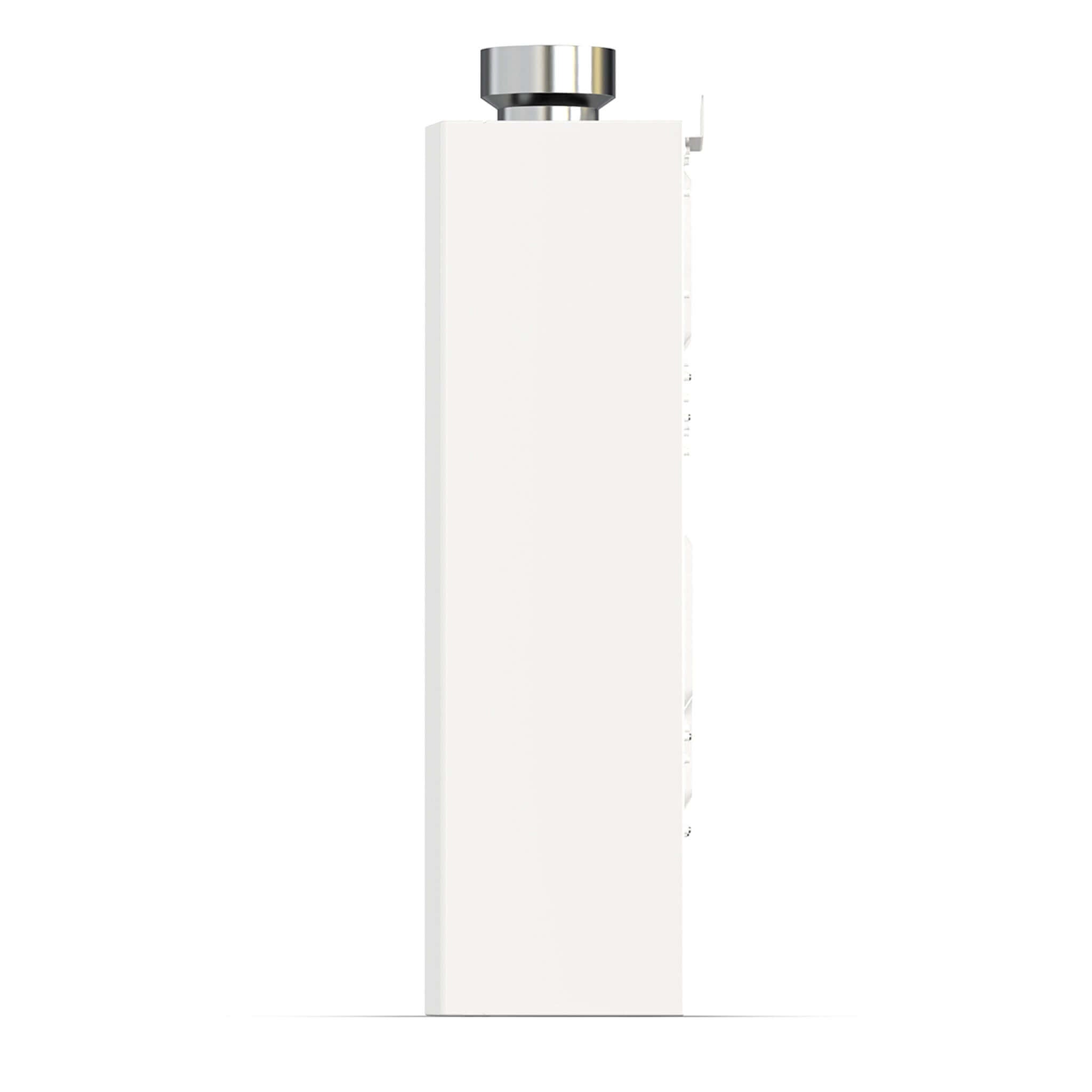 Side view of Eccotemp 4.0 GPM SmartHome Liquid Propane Indoor Tankless Water Heater from Cabin Depot.