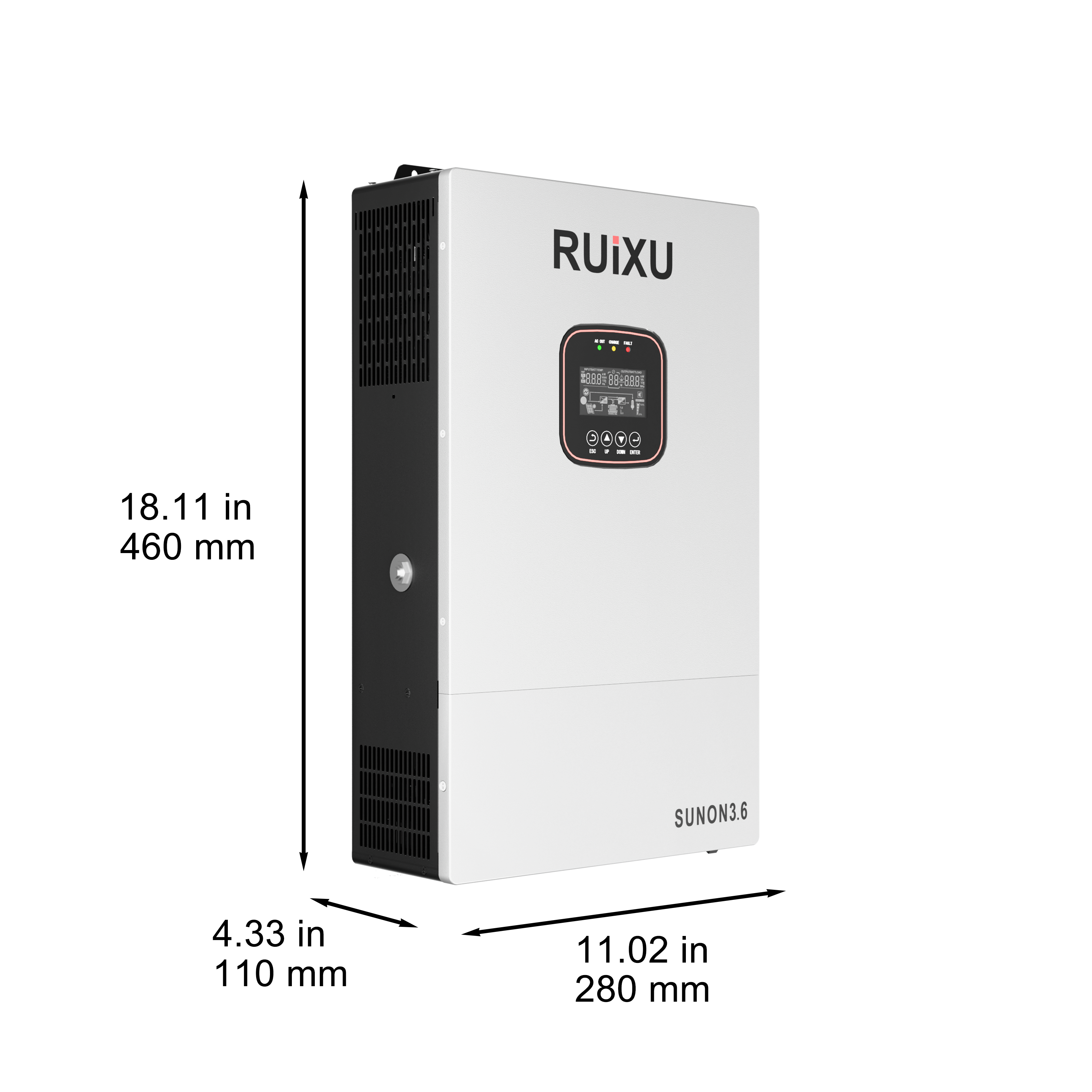 RUiXU SUNON3.6 Onduleur monophasé hors réseau