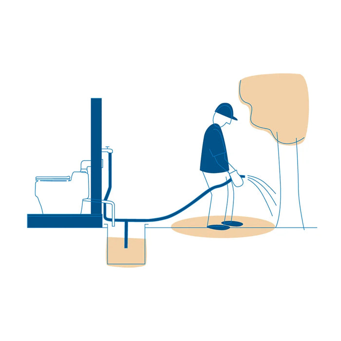 Separett 50L Tanque eyector Tanque de orina