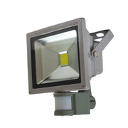 Kedron 12V 20W LED Outdoor Floodlight, motion activated, waterproof, ideal for off-grid lighting systems, available at Cabin Depot