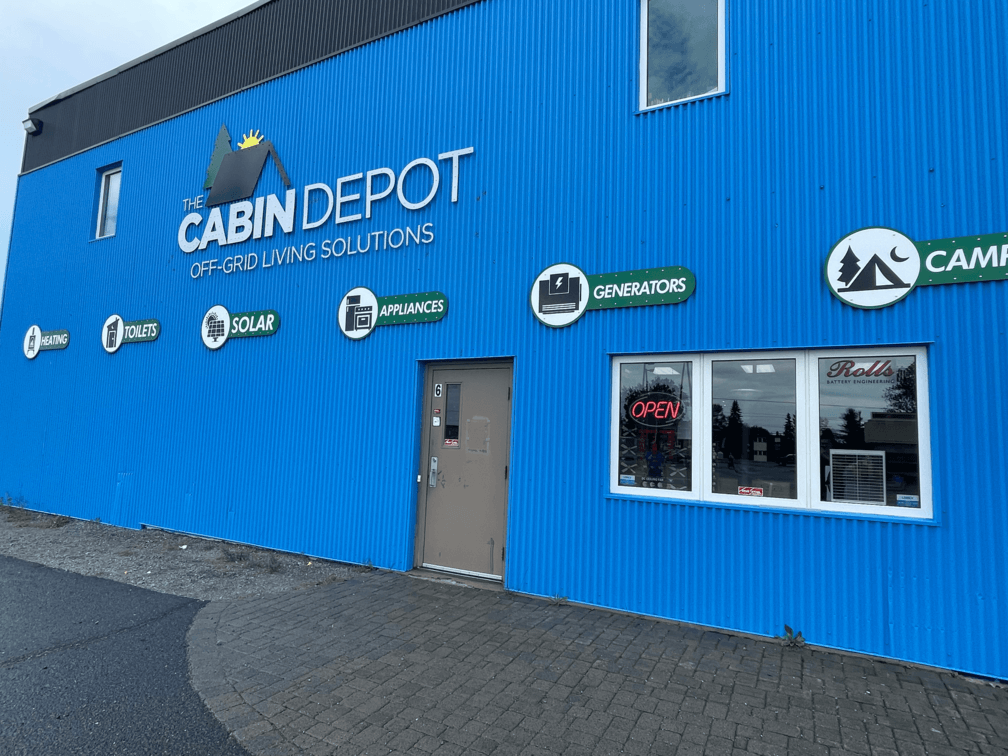 Cabin Depot | Canada's Off-Grid Products: Power, Toilets, Appliances, Heaters for Cabins, RVs, and Remote Homes.