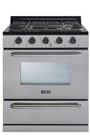 Cuisinière au propane Unique 30" (allumage par batterie) - Acier inoxydable