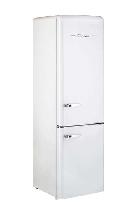 Unique 10 cu. ft. 12/24V DC Retro Solar Powered Fridge with Freezer - Refrigerators by Unique