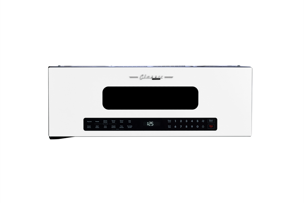 Unique Classic Retro 30" Over The Range Microwave - White