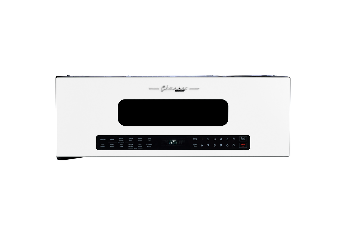 Unique Classic Retro 30" Over The Range Microwave - White