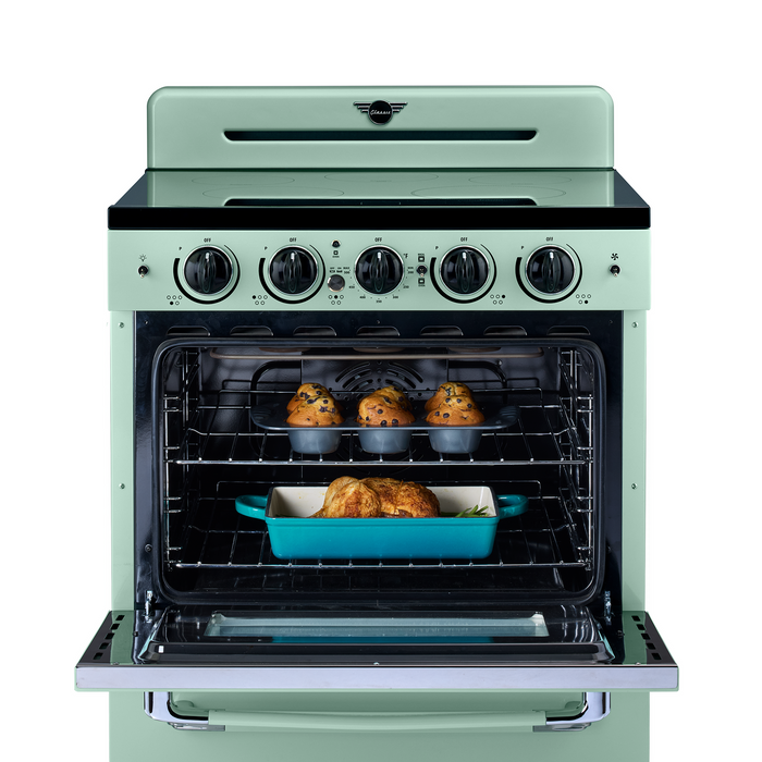 Unique Classic Retro 30" Induction Range - Light Green
