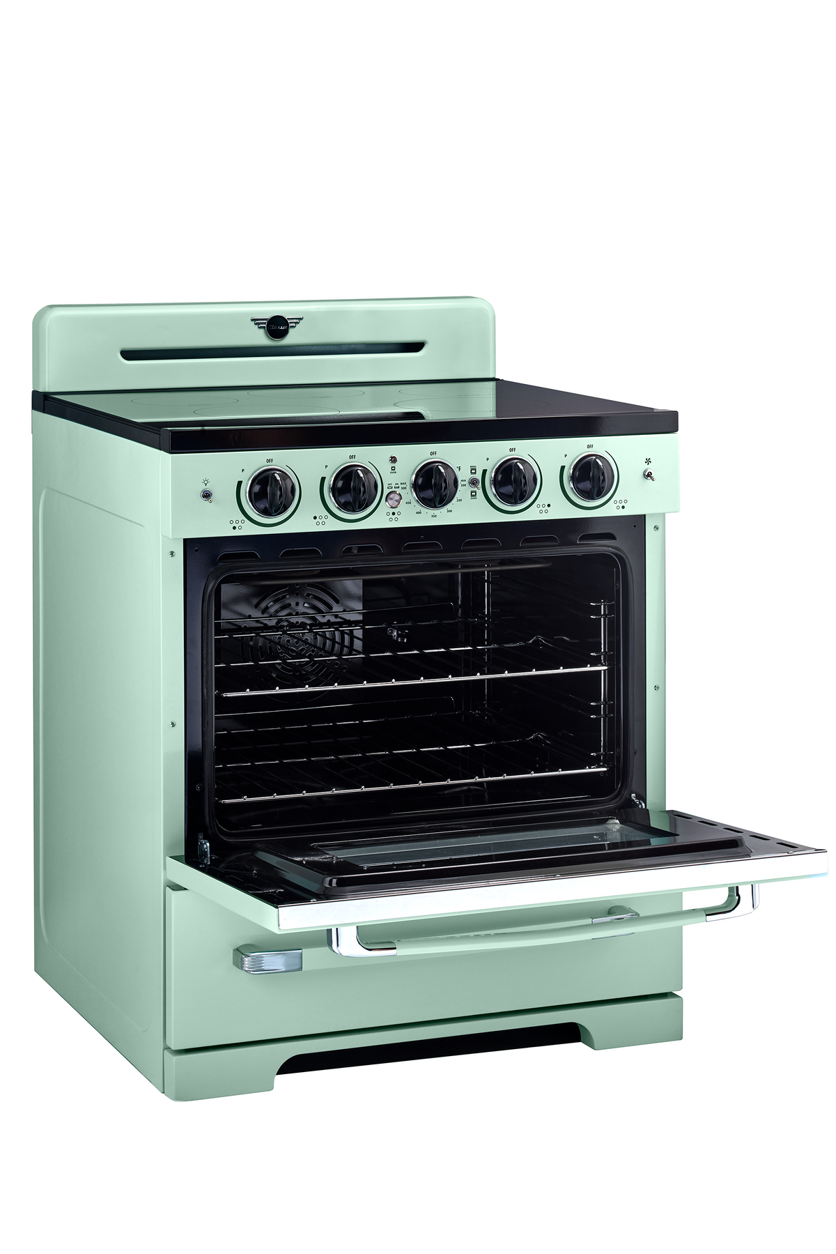 Unique Classic Retro 30" Induction Range - Light Green