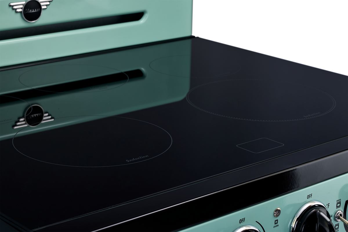 Unique Classic Retro 30" Induction Range - Turquoise