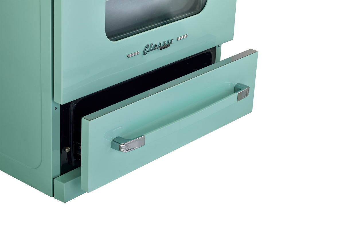 Unique Classic Retro 30" Induction Range - Turquoise