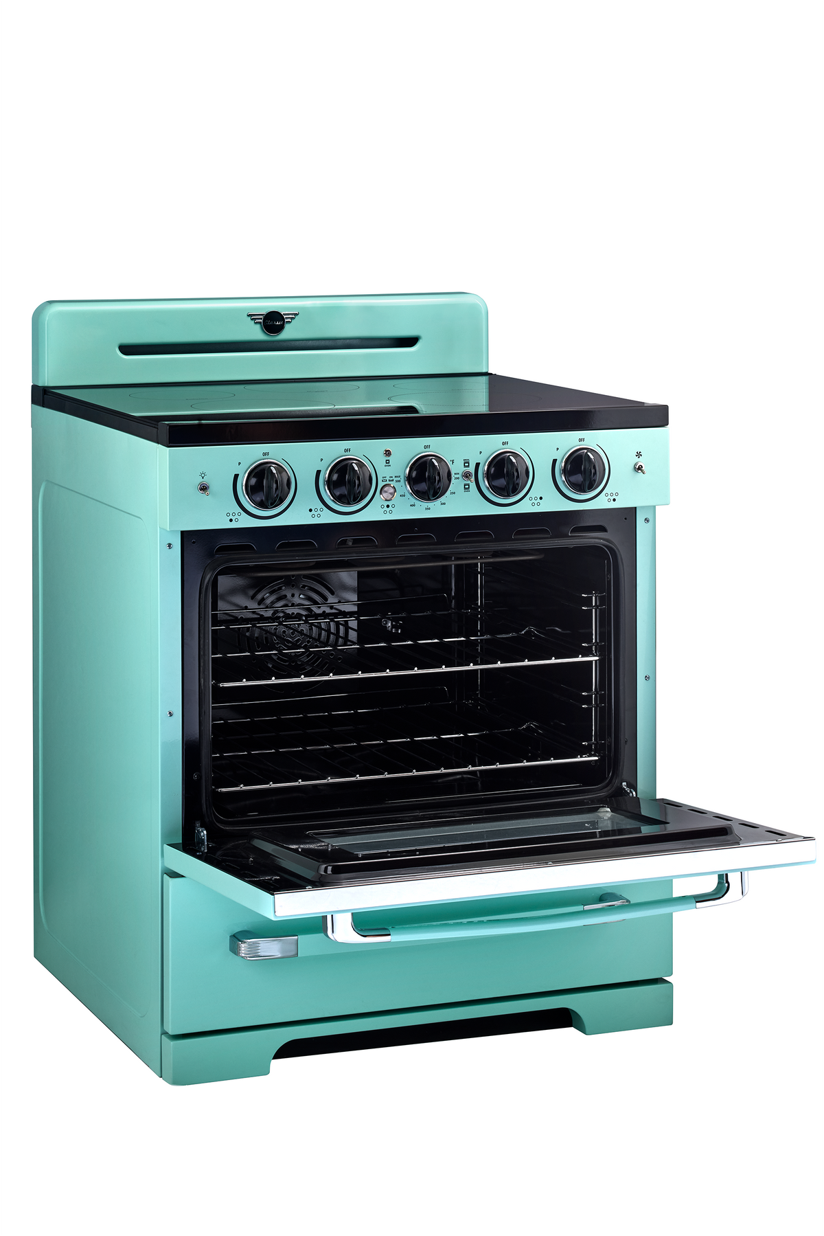 Unique Classic Retro 30" Induction Range - Turquoise