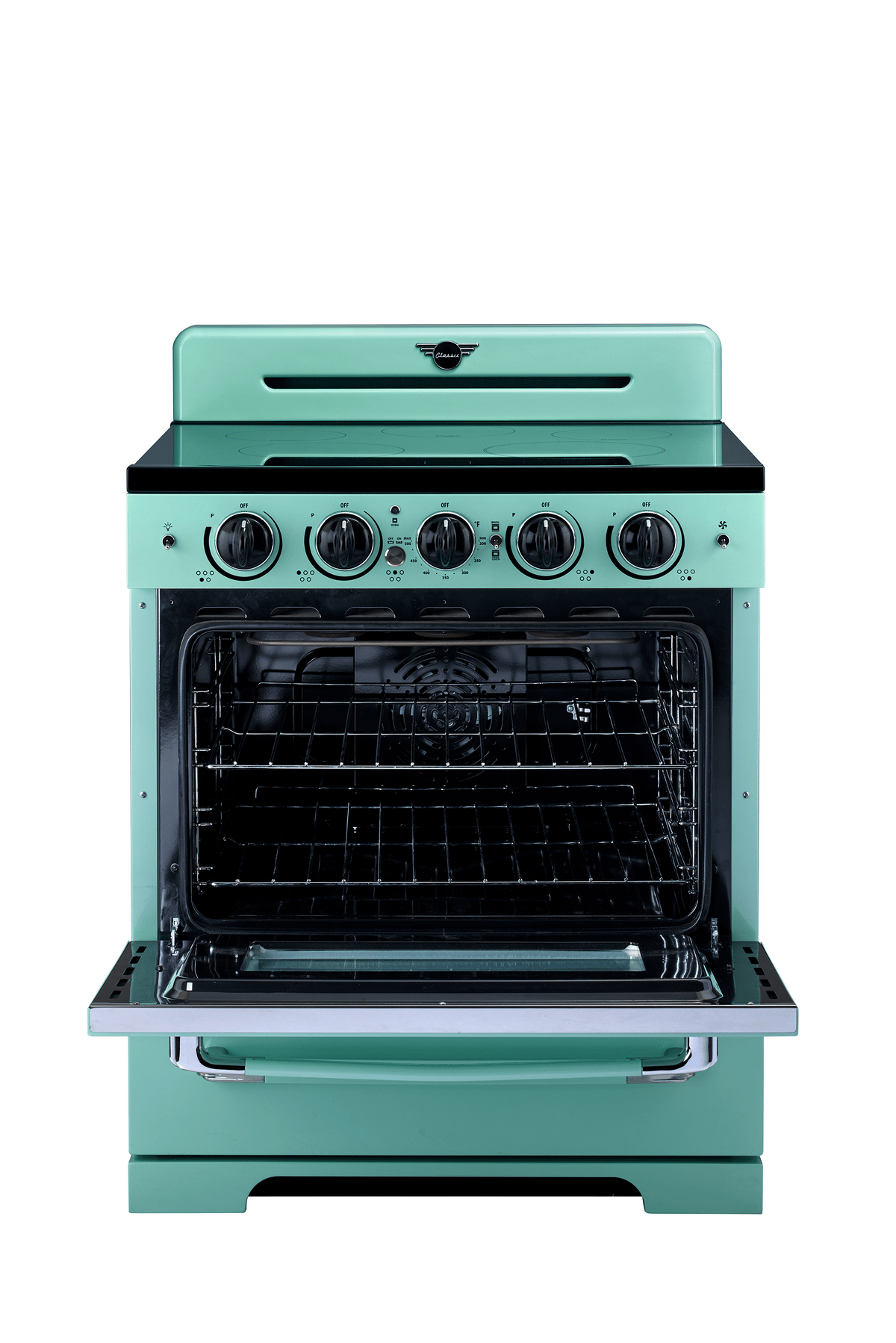 Unique Classic Retro 30" Induction Range - Turquoise