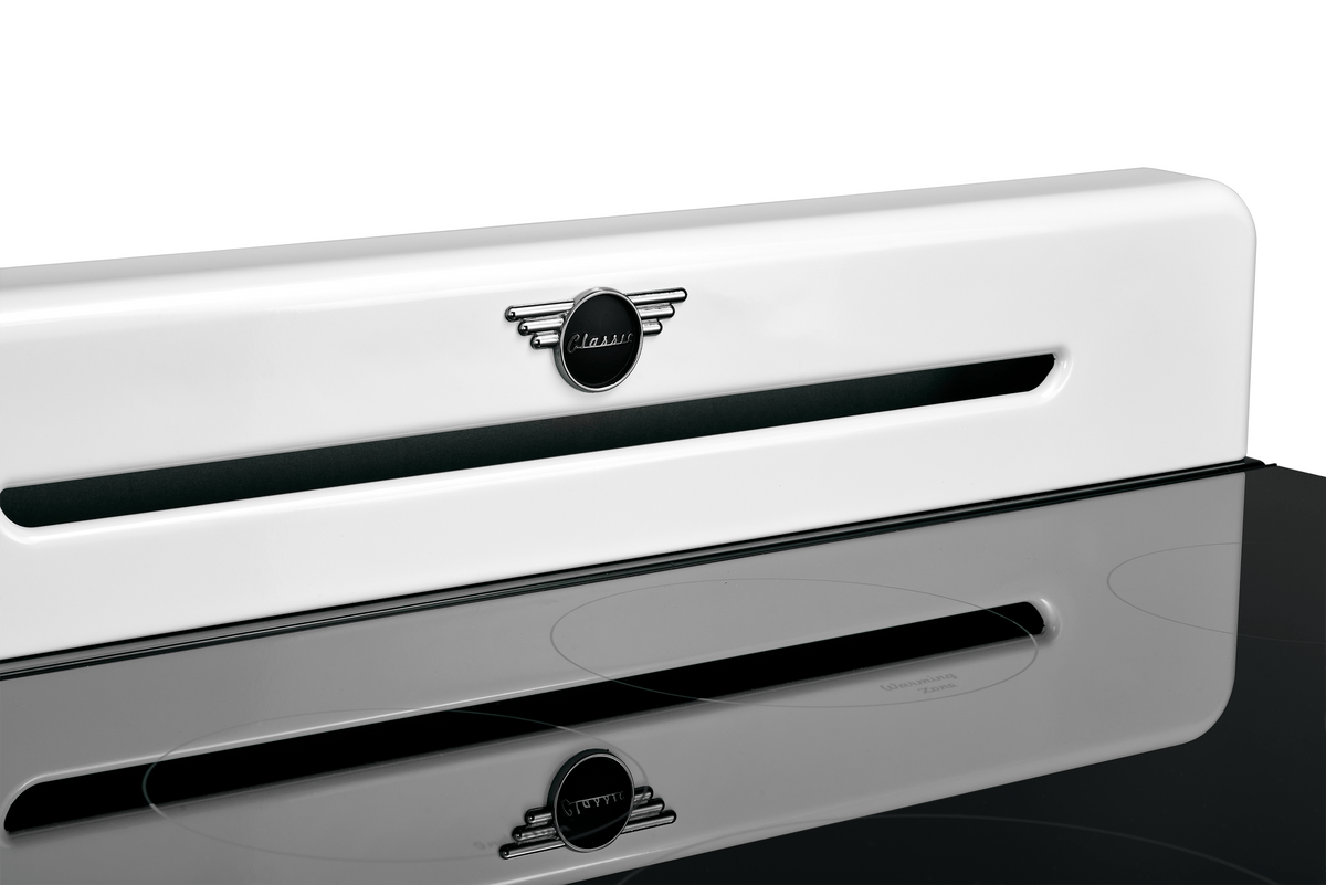 Unique Classic Retro 30" Induction Range - White