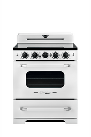 Unique Classic Retro 30" Induction Range - White