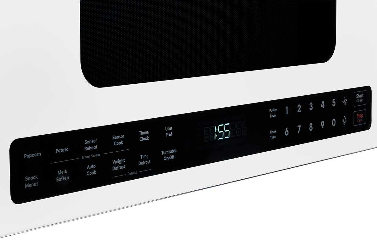Unique Classic Retro 30" Over The Range Microwave - White