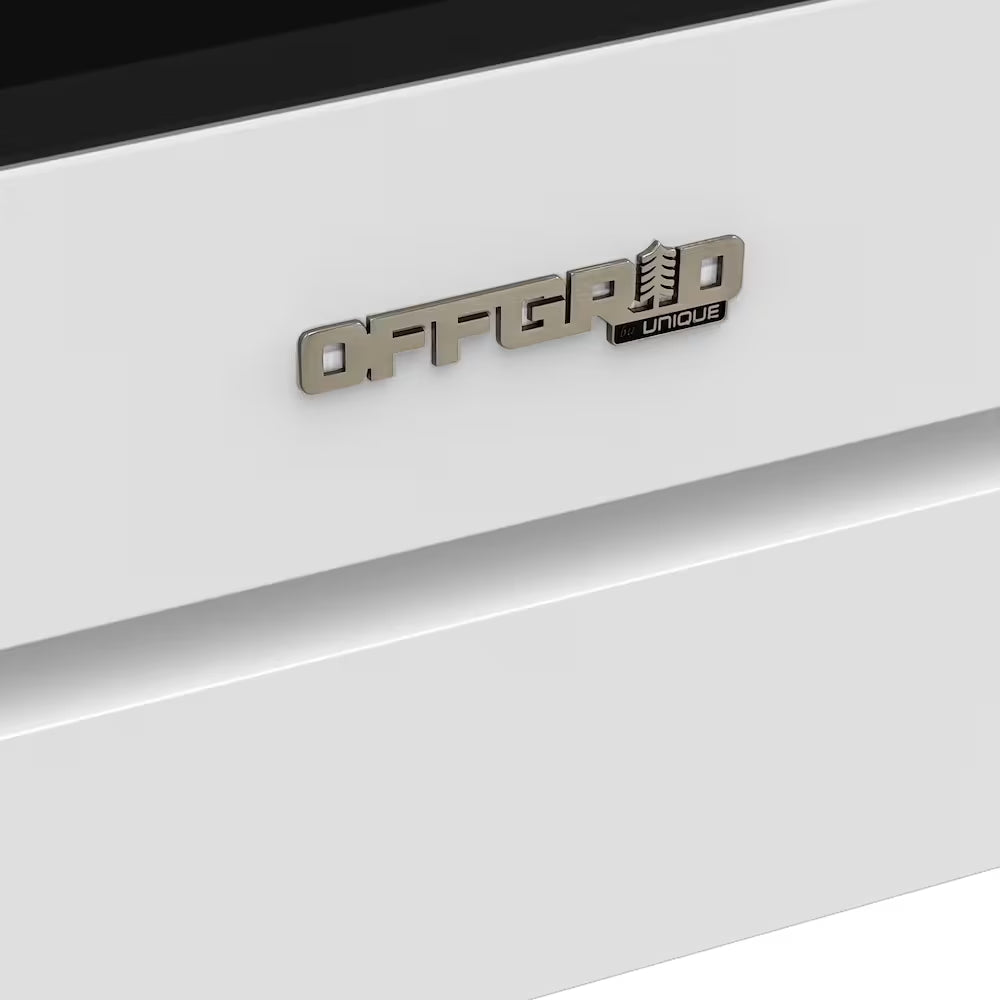 Unique 24" Modern Off-Grid Propane Range - White