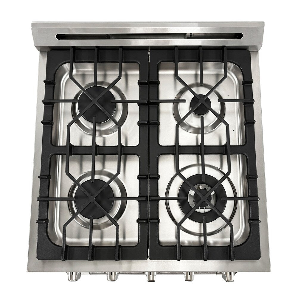 Unique 24" Modern Off-Grid Propane Range - Black