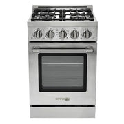 Unique 24" Modern Off-Grid Propane Range - Stainless Steel