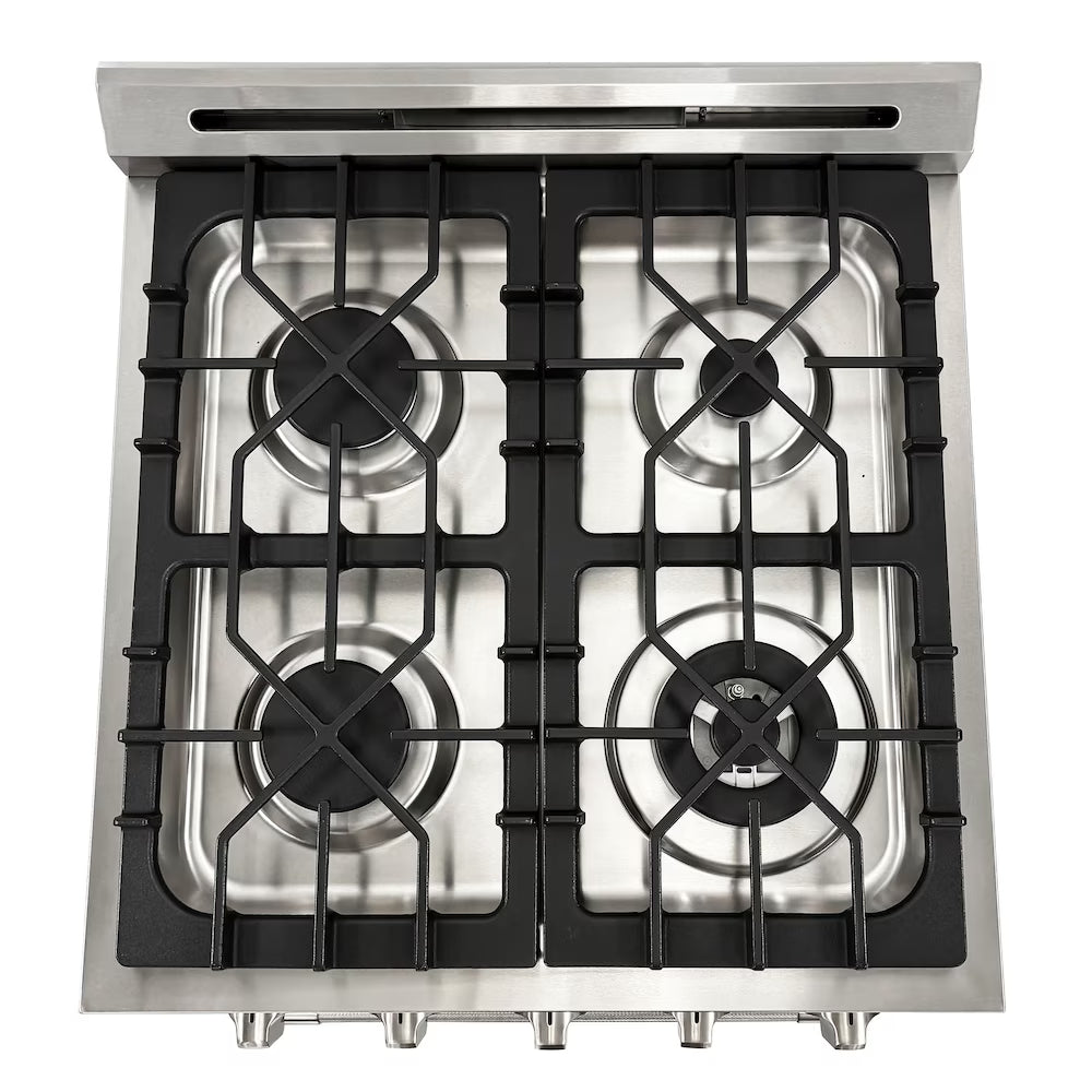 Unique 24" Modern Off-Grid Propane Range - Stainless Steel