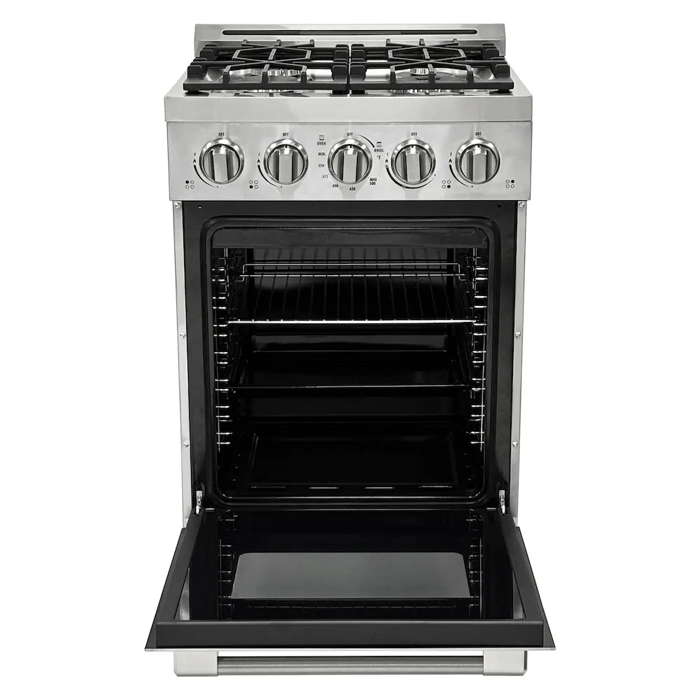 Unique 24" Modern Off-Grid Propane Range - Stainless Steel