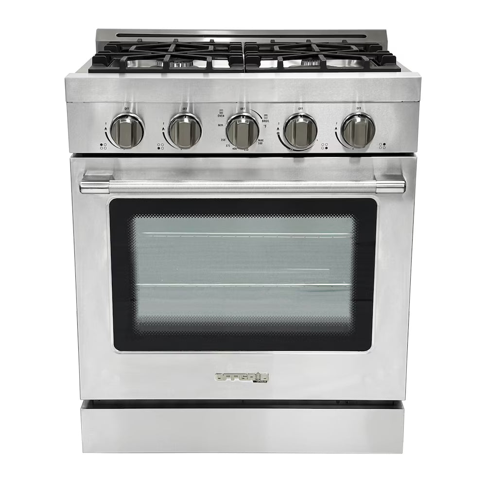 Unique 30" Modern Off-Grid Proane Range - Stainless Steel