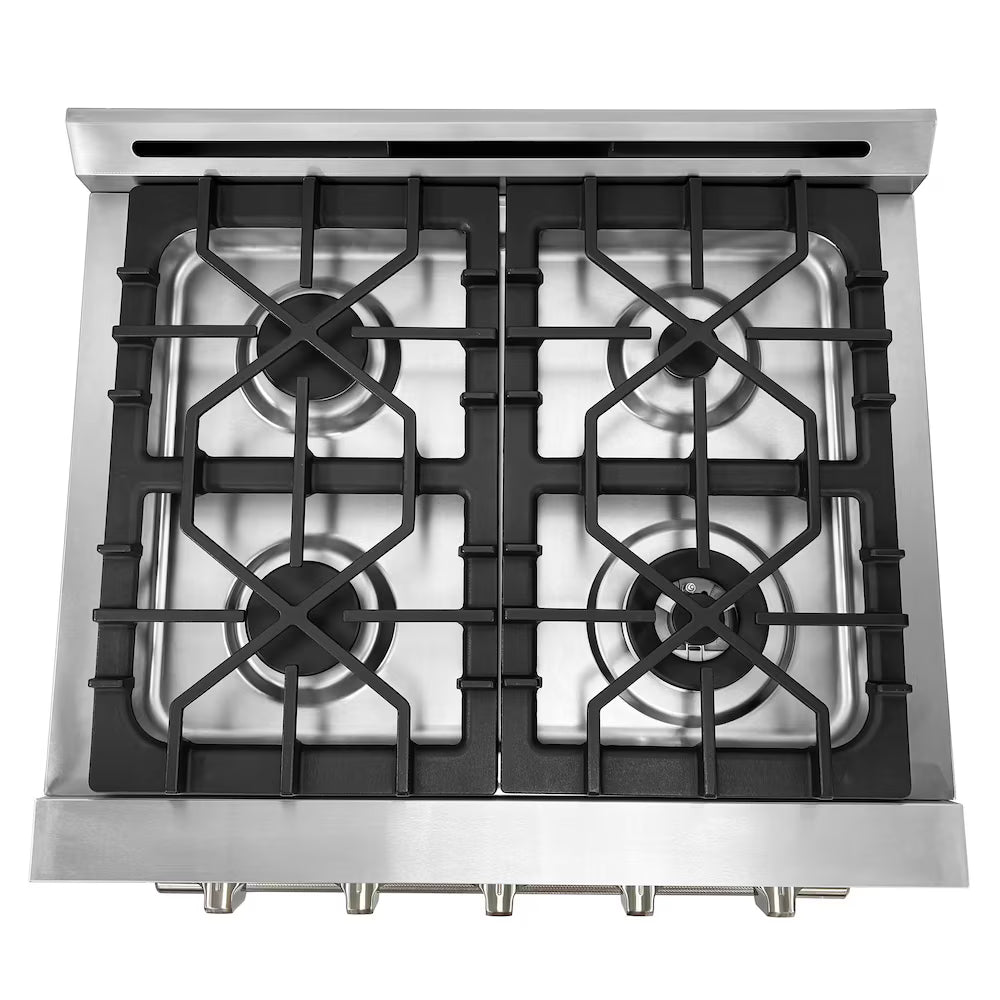 Unique 30" Modern Off-Grid Propane Range - Stainless Steel