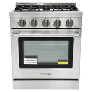 Unique 30" Off-Grid Propane Range Stainless steel