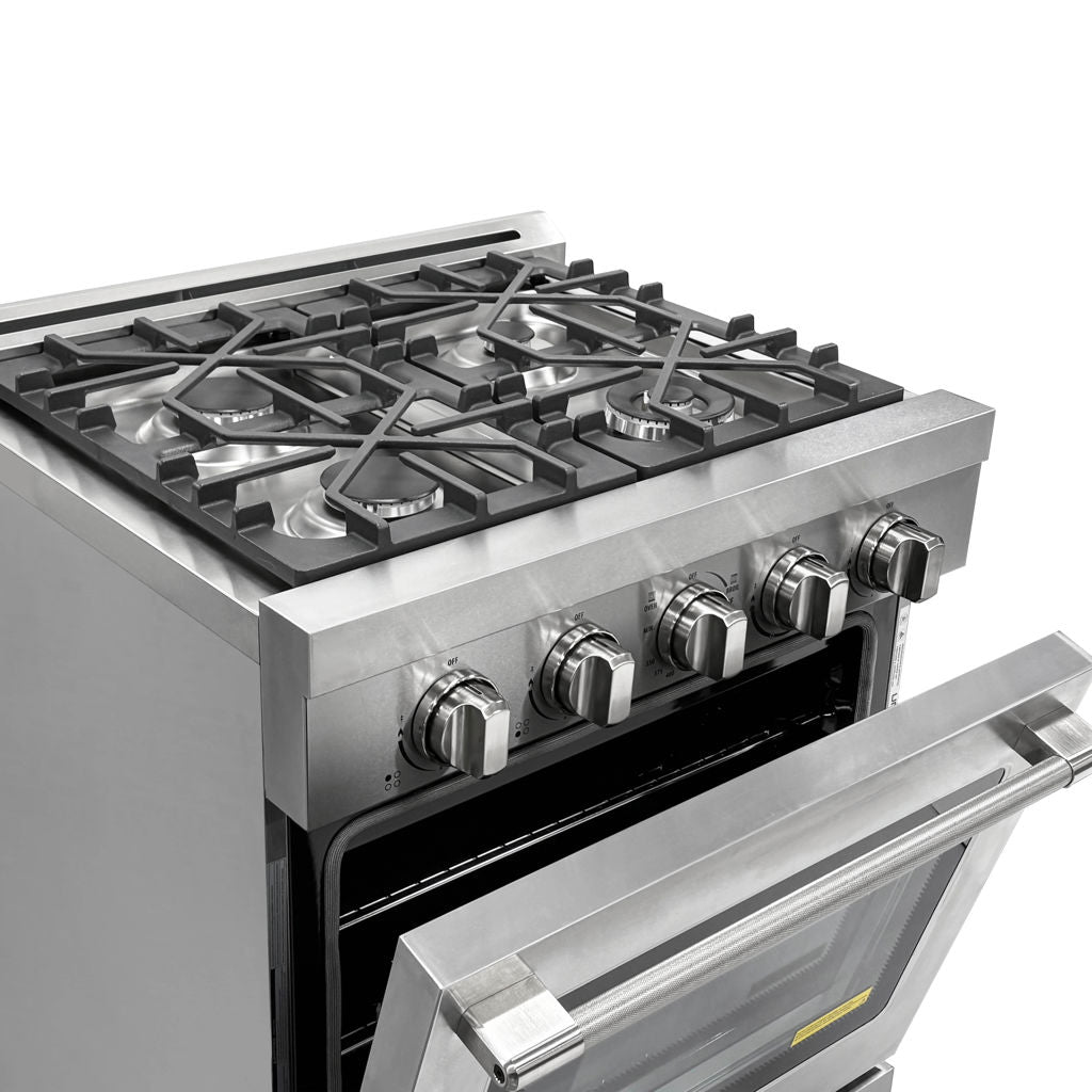 Unique 30" Off-Grid Propane Range Stainless steel