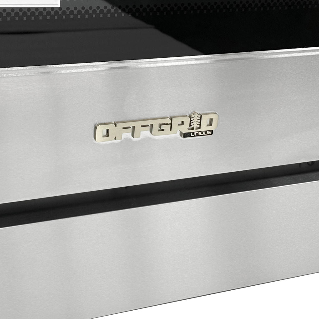 Unique 30" Off-Grid Propane Range Stainless steel