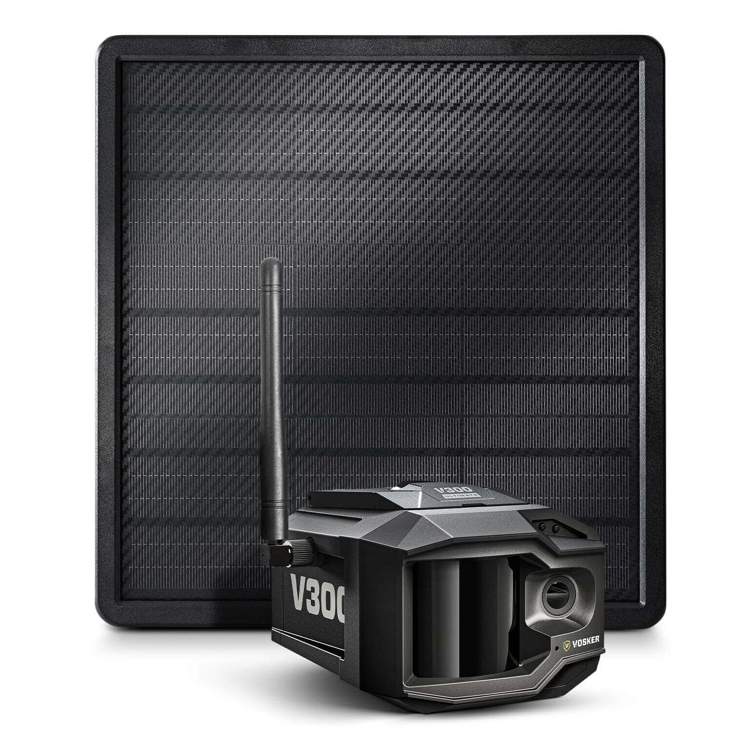 Vosker V300 Ultimate 4G-LTE Security Camera with Solar Panel - Cabin Depot Canada exclusive outdoor surveillance solution