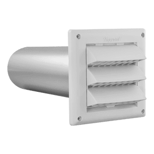 Imperial 4" Intake Hood - White - Fireplace & Wood Stove Accessories by Imperial