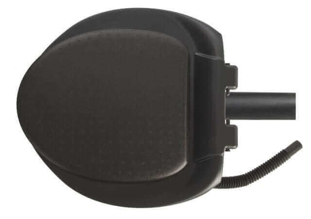 Biolan Simplett Toilet with insulated seat, eco-friendly charcoal variant, available at Cabin Depot, no power or water needed.