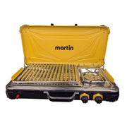 Martin MCS-500 Propane Heavy Duty Stove with stainless steel tray and piezo ignition, available at Cabin Depot, perfect for camping and cottage.