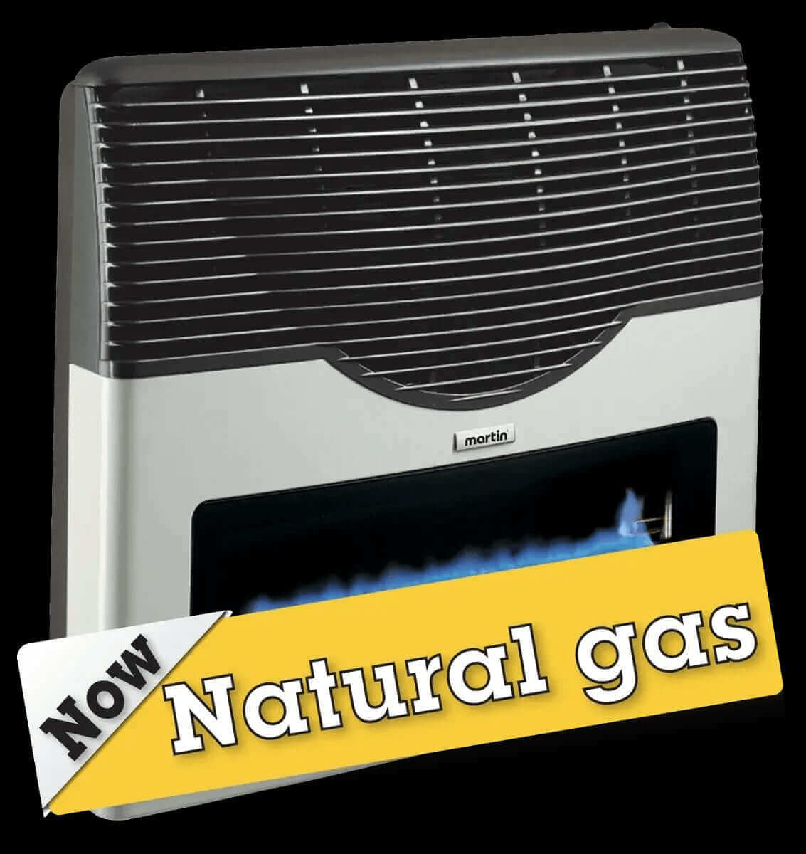 Martin 20,000 BTU Direct Vent Natural Gas Heater, perfect for off-grid use, available at Cabin Depot.