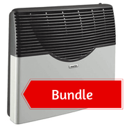 Martin 20,000 BTU Direct Vent Propane Heater Bundle from Cabin Depot
