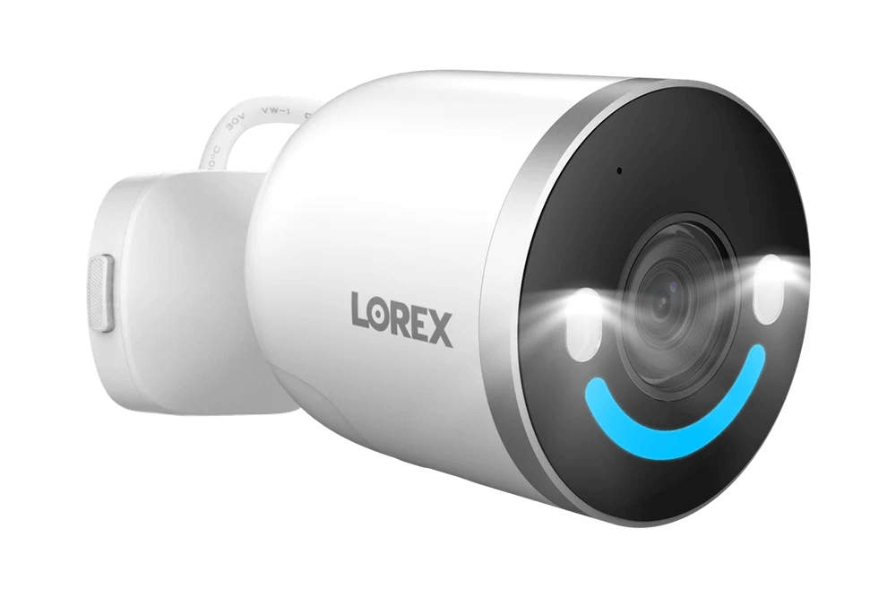 Lorex 4K Spotlight Wi-Fi Camera W881AAD from Cabin Depot with smart motion detection and two-way talk for indoor and outdoor security.