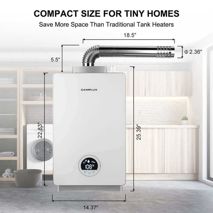 Camplux 12L Indoor Tankless Water Heater White *BEST SELLER*