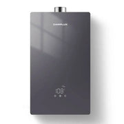 Camplux 16L 4.22 GPM indoor tankless water heater, grey, available at Cabin Depot for efficient space-saving hot water solution.