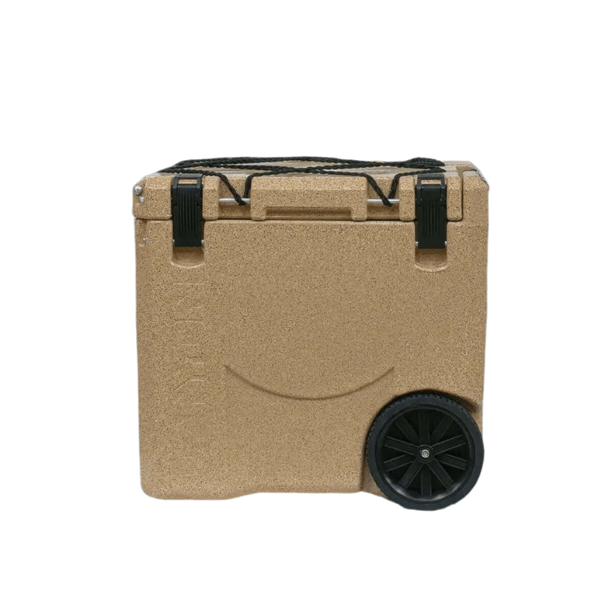 Canyon Coolers 30QT Mule Cooler Sandstone with wheeled design, perfect for outdoor adventures - Available at Cabin Depot