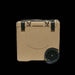 Canyon Coolers 30QT Mule Cooler Sandstone with wheeled design, perfect for outdoor adventures - Available at Cabin Depot