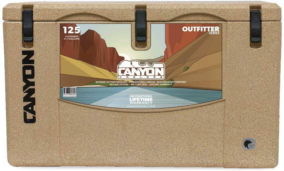 Canyon Coolers 125QT (118L) Outfitter Cooler - Sandstone - by Canyon Coolers