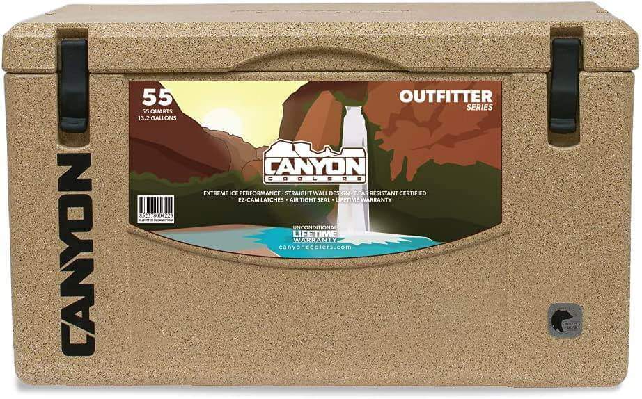 Canyon Coolers 55QT (52L) Outfitter Cooler - Sandstone - by Canyon Coolers