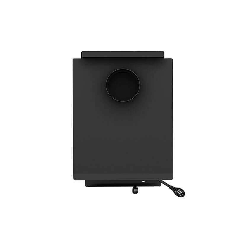 Century S250 Wood Stove top view with stainless steel heat protector, available at Cabin Depot. EPA 2020 approved for high efficiency.